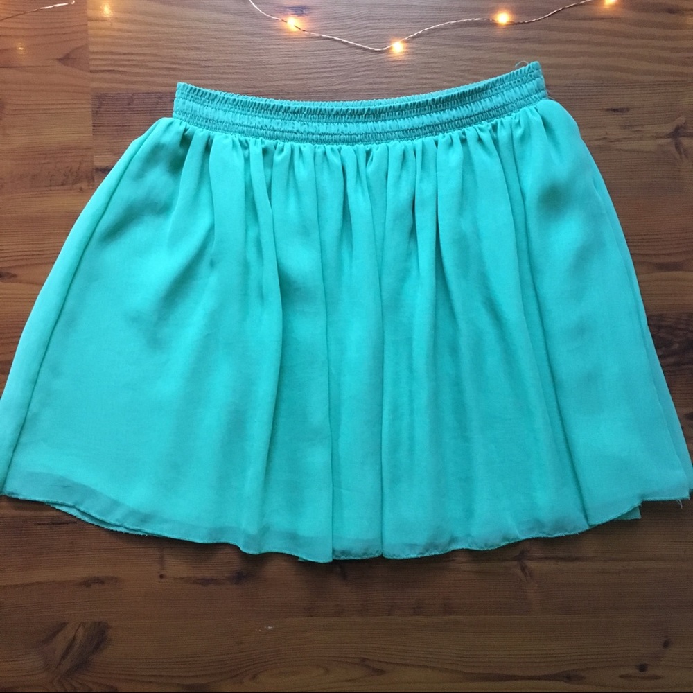 American apparel double layer chiffon skirt